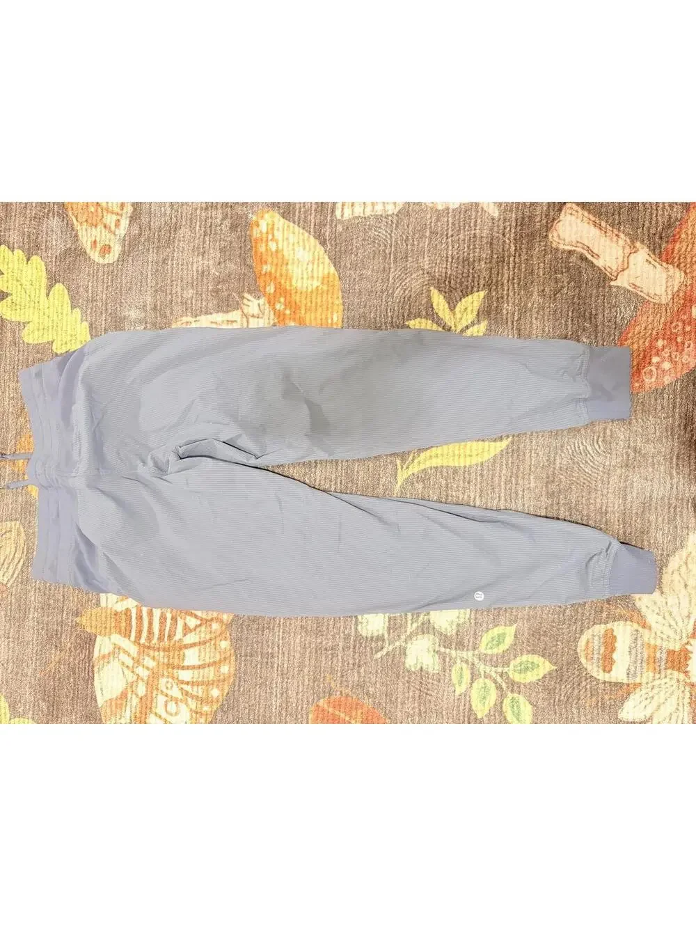 Lululemon Gray Ribbed Jogger Pants Women’s Size Small Athletic Lounge Activewear